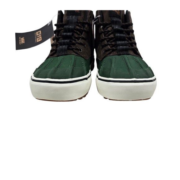 VANS Sk8-Hi MTE-2 Del Pato Waterproof Duck Boots Brown/Green M sz 8.5/W 10 *NWT - Picture 7 of 13